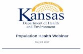 Population Health Webinar · The Johnson County Department of Health and Environment is co-sponsoring the 2017 Annual School Nurse Workshop with the Johnson County Community College,