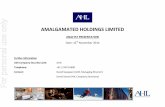 AMALGAMATED HOLDINGS LIMITED For personal use onlyProfit for the year ; $78.563 million $85.792 million . Normalised profit before interest, tax and individually significant items