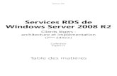 Services RDS de Windows Server 2008 R2 › media › pdf › feuilletage › sommaire › 9 › ...Editions ENI Services RDS de Windows Server 2008 R2 Clients légers : architecture