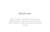 Mock-ups - Chesapeake Bay Program€¦ · Mock-ups 2011 Progress (Draft) in Relation to 2009 Baseline, 2013 Milestone (Draft), 2017 Interim Target and 2025 Planning Target