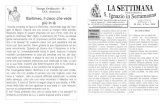 Bartimeo, il cieco che vede - Parrocchia Sant'Ignazio da Laconi · PDF file 2018-10-29 · Bartimeo, il cieco che vede più in là Suscita simpatia la figura di Bartimeo, raccontata
