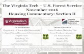 The Virginia Tech U.S. Forest Service November 2016 ...woodproducts.sbio.vt.edu/.../casa-2016-11b-november... · November 2016 Housing Commentary: Section II Delton Alderman ... rose
