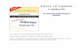 Parts of Speech Lapbook - homeschoolhelperonline.com · memorizing the parts of speech, and then focusing most on the nouns, pronouns, verbs and prepositions. There are no templates