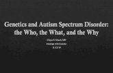 Genetics and Autism Spectrum Disorder: the Who, the What ... · Wyandt et al, Human Chromosome Variation: Heteromorphism and Polymorphism Karyotype Zneimer S, Cytogenetic abnormalities: