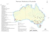 Ramsar Wetlands of Australia · 65, Paroo River Wetlands 66, Piccaninnie Ponds Karst Wetlands 67, Glenelg Estuary and Discovery Bay Ramsar Sites 1, Cobourg Peninsula 2, Kakadu National