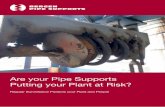 Are your Pipe Supports Putting your Plant at Risk?...Bergen Pipe Supports, Inc. 225 Merrimac Street Woburn, MA 01801 USA +1 (0)781 935 9550 +1 (0)781 938 0026 bpw@pipesupports.com