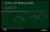 City of Banyule - profile.id of Banyule.pdf · The City of Banyule is a predominantly residential area, with significant open spaces and parklands. The City encompasses a total land