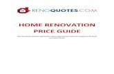 HOME RENOVATION PRICE GUIDE - Reno Quotes...The prices of different ventilation renovation projects Installing a bathroom fan: $300 to $500 Cleaning the ventilation ducts: $300 to
