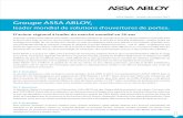 ASSA ABLOY – dossier de presse 2015 Groupe ASSA ABLOY, · ASSA ABLOY distribue les marques mondiales ASSA ABLOY, ABLOY et Yale ainsi que les marques régionales Litto, eff eff,