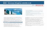 BIS - Access Engine (ACE) 4 › ... · Engineered Solutions | BIS - Access Engine (ACE) 4.6 BIS - Access Engine (ACE) 4.6 u Distributed access control system with graphical alarm
