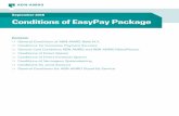 September 2018 Conditions of EasyPay Package Conditions Easy Pay P… · (VNO-NCW), the Dutch Federation of Small and Medium-Sized Enterprises (MKB-Nederland), the Dutch Federation