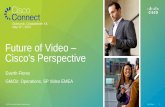 Future of Video Cisco's Perspective › c › dam › global › hr_hr › assets › cisco...Massive Growth of Online Video Video > 90% of consumer IP traffic by 2013 100GB/sec. Explosion