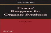 Reagents for Organic Synthesis - download.e-bookshelf.de · Reagents for Organic Synthesis. ... Individuals born in 1977 and decided to pursue a career in organic chemistry should