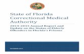 State of Florida Correctional Medical Authority › wp-content › uploads › pdfs › Final_FY... · During FY 2014-15, the CMA reviewed and made recommendations, when necessary,