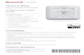 Professional Install Guide - Honeywell › pdfs › T6_Pro_Z-Wave_I… · • Professional Install Guide • Getting Started Guide *TH6320ZW2003 depicted. Other models may vary. Actual