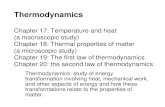 Thermodynamics - Erbion 17.pdf · Thermodynamics: study of energyThermodynamics: study of energy transformation involving heat, mechanical work, and other aspects of energy and how