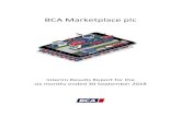 BCA Marketplace plc/media/Files/B/BCA... · BCA Marketplace (LSE:BCA) – Interim results for the 6 months ended 30 September 2018 BCA has delivered a strong financial performance