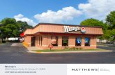 Wendy’s - Matthews · 2019-05-16 · Wendy’s Old Fashioned Hamburgers is the third largest quick-service hamburger restaurant chain in the world, with more than 6,600 restaurants