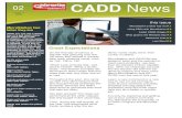 CADD News - NCDOT · PDF file CADD Training With each new version of software comes the never ending activity of learning how the program’s great new features work and which old