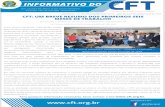 INFORMATIVO DO - CFT · 2018-12-20 · INFORMATIVO DO SCS, Quadra 02, Bloco D, Ed. Oscar Niemeyer 9º Andar CEP 70.316-900 - Brasília/DF Acompanhe o CFT: @cftbrasil CFT: diretoria