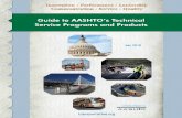 Guide to AASHTO’s Technical Service Programs and Productsdownloads.transportation.org/TSPFY2019/_Technical... · 2018-07-05 · This Guide to AASHTO’s Technical Service Programs