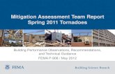 Mitigation Assessment Team Report Spring 2011 Tornadoes · 2013-07-26 · Mitigation Assessment Team Report Spring 2011 Tornadoes Building Performance Observations, Recommendations,
