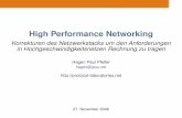High Performance Networking › talks › data › high-performance-networking.pdfI FACK (Forward Acknowledgment) ... Scalable TCP 9. TCP Low Priority 10. TCP Veno 11. (TCP Compound)