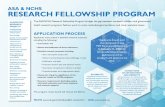 ASA & NCHS RESEARCH FELLOWSHIP PROGRAM · 2019-12-10 · Applicants must submit a detailed research proposal, including the following: ELIGIBILITY Applicants should have a recognized