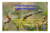 Vineyard Frost Protection · organic matter, destruction of soil structure, poor footing for early spring spraying. Ground Cover z Reflects Sunlight z Evaporates Water z Reduces Stored
