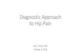 Diagnostic Approach to Hip Pain - medicine.umich.edu · Loose bodies (including OCD lesions) Snapping hip (internal or external) Femoroacetabular impingement (FAI) Greater trochanteric