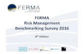 FERMA Risk Management Benchmarking Survey 2016 · Risk and Insurance Survey, on which the report, is based between April and June 2016. The FERMA European Risk and Insurance Survey