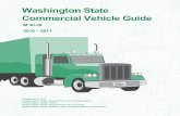 Washington State Commercial Vehicle Guide Class material... · 2011-04-18 · Washington State Commercial Vehicle Guide 2010–2011 i. For information and procedures not specifically