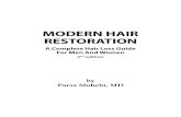 MODERN HAIR RESTORATION - Parsa Mohebi...HAIR LOSS TREATMENT A Complete Guide to Causes, Prevention and Hair Restoration Techniques actually make up a large number of American hair