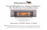 Installation, Operation, & Safety Handbook · on using your heater (wood stove) safely, write for Using Coal and Wood Safely, NFPA No. 89174, from the National Protective Association,