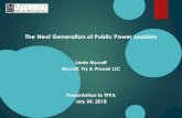 The Next Generation of Public Power Leaders · The Next Generation of Public Power Leaders XWhere are leaders going to come from? XWho else wants this same leadership talent? XHow