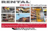 RENTAL - mqb.com › customer › mcbain › pdf › specialtyCatalogs › Renta… · 2019 Catalog WE ARE YOUR TRUSTED SOLUTION SUPPLIER When you don’t feel purchasing is an option,