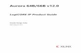 Aurora 64B/66B v12 - Xilinx · Aurora 64B/66B v12.0 4 PG074 May 22, 2019 Product Specification Introduction The Xilinx® LogiCORE™ IP Aurora 64B/66B core is a scalable, lightweight,