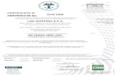 CERTIFICATO N. OHS-2960 CERTIFICATE No. LNG SHIPPING …...BS OHSAS 18001:2007 ... La validità del presente certificato è subordinata a sorveglianza periodica annuale / semestrale