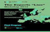 Workshop 2013 - Euro CTO Club 2019 · 11:20 Secondary revascularisation with CTO-PCI late post CABG Heinz Joachim Büttner, Bad Krozingen, Germany Complex antegrade cases Discussants: