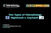 Two Types of Teleradiology - HEALTHePRACTICEShealthepractices.com/.../Two-Types-of-Teleradiology... · • founded in 2001 to deliver radiology interpretations to U.S. hospitals by