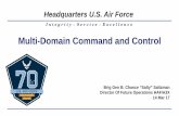 Multi-Domain Command and Control - Wild Apricot › resources › New Horizons 2017 › TA… · Kill Chain Mission Effects Chain Mission Effects Framework Target Prosecution Achieve