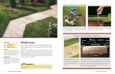 Walkways - QUIKRETE: Cement and Concrete …10 n QUIKRETE® GUIDE TO CONCRETE Walkways, Patios & Steps n 11 Garden stakes, rebar, bolsters, 2 × 4 lumber, 21⁄2" and 3" screws, concrete