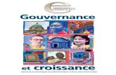 Gouvernance et croissance - USEmbassy.gov · L’amélioration de la gouvernance et le renforcement ... La stabilité politique, une infrastructure fiable et une main-d’œuvre bien