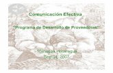 “Programa de Desarrollo de Proveedores” › memoria2007 › dia2 › 11-SantiagoArguello... · 2007-09-17 · E. Ferias y talleres de intercambio de experiencias • Participación
