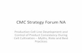 CMC Strategy Forum NA...CMC Strategy Forum NA Production Cell Line Development and Control of Product Consistency During Cell Cultivation –Myths, Risks and Best Practices Welcome