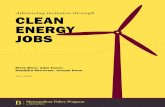 Advancing inclusion through CLEAN ENERGY JOBS...ADVANCING INCLUSION THROUGH CLEAN ENERGY JOBS 7 As a result, big changes in consumption patterns, manufacturing processes, the power