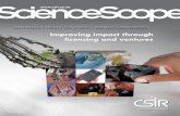 ScienceScope - CSIR · 2016-10-04 · > CSIR Materials Science and Manufacturing Pretoria 012 841-4392 Johannesburg 011 482-1300 Port Elizabeth 041 508-3200 Cape Town 021 685-4329