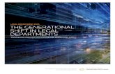 LEGAL DEPARTMENT 2025 THE GENERATIONAL SHIFT IN …...the generational shift, as baby boomers retire and more millennials join the workforce. This survey report explores how much corporate