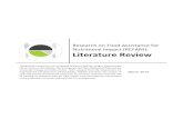 Literature Review · 2015-05-14 · Literature Review The REFANI Consortium is comprised of Action Against Hunger International (ACF), Concern Worldwide, the Emergency Nutrition Network