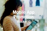 TwitterR10 - Rocket10 · Acquire and engage mobile users across your funnel Create awareness to drive installs from new users Acquisition Promoted app installs Stimulate engagement